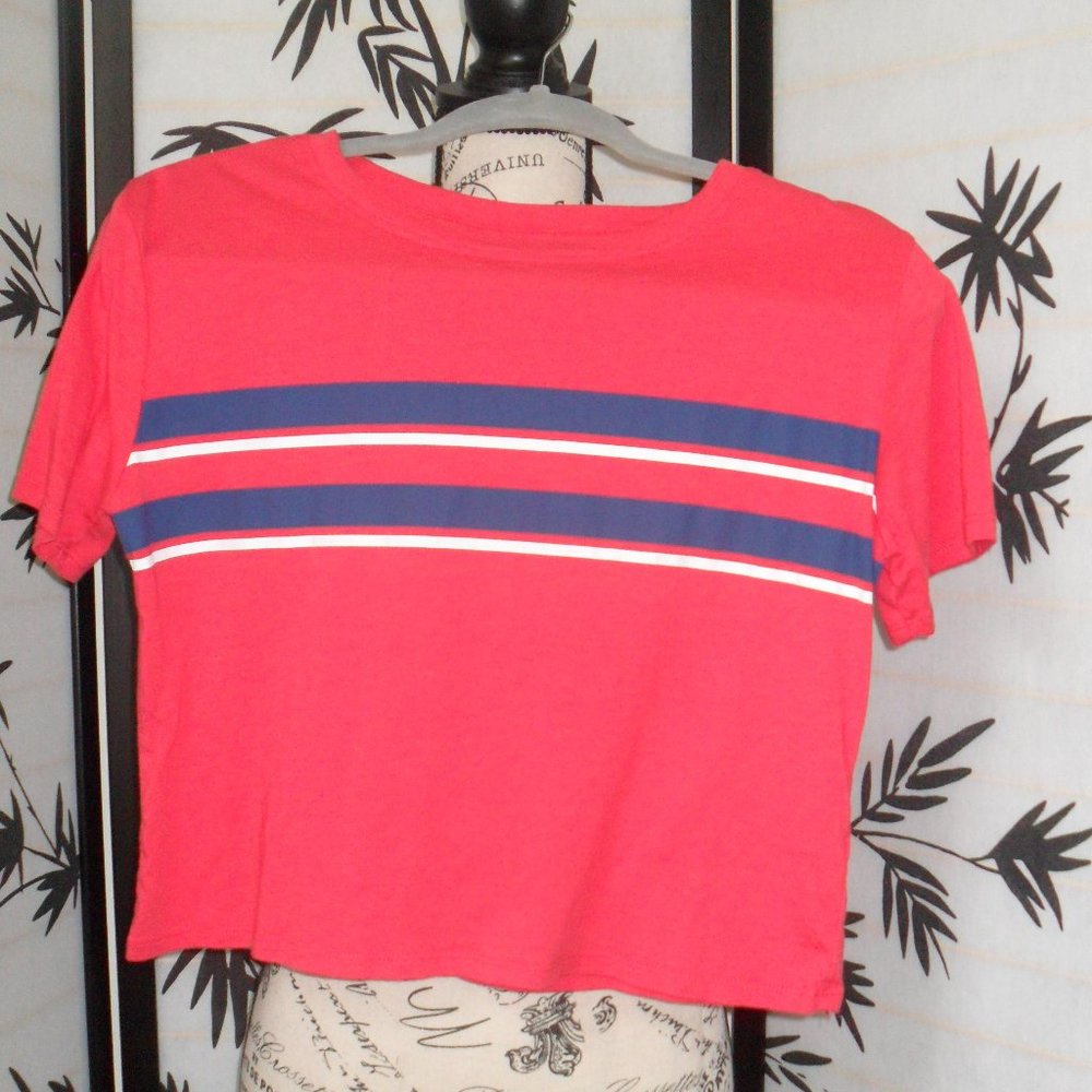Candy red crop top